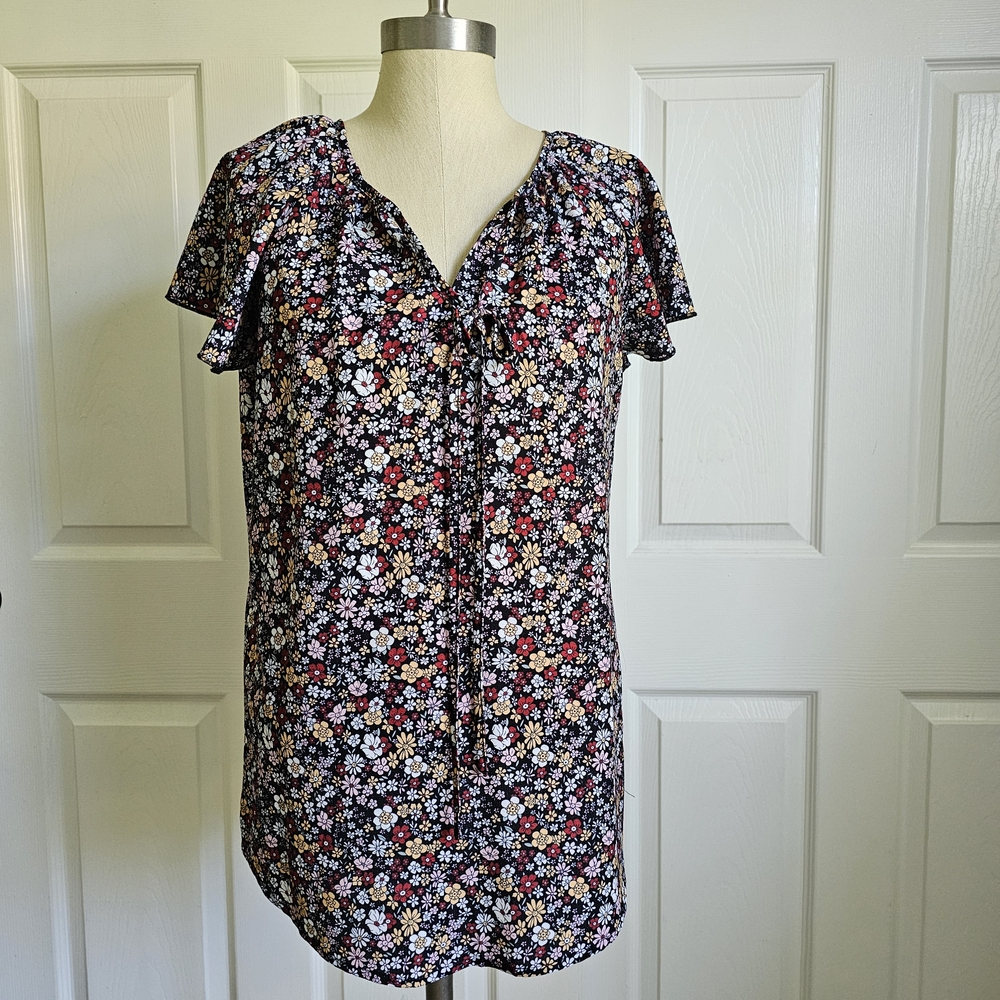 Floral Print Women's Blouse